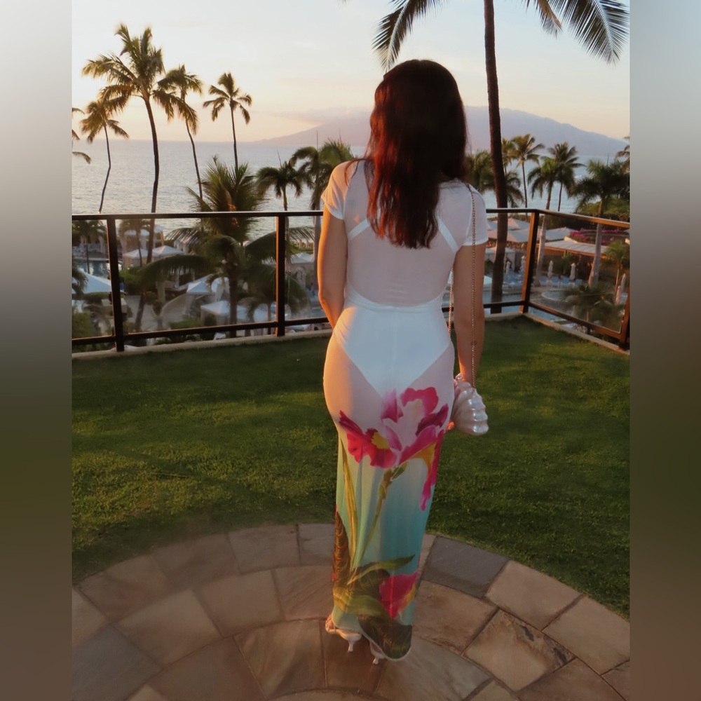 Runaway the Label LAYLAH MIDI DRESS - NALANI PRINT - Picture 3 of 4